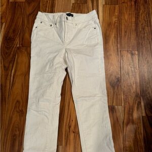 J Crew. Never worn white jeans size w25 L28